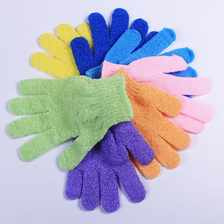 Korean Five-Finger Bath Scrub Gloves Creative Nylon Exfoliating Gloves Export Double-Sided Back Rub Artifact - Image 3